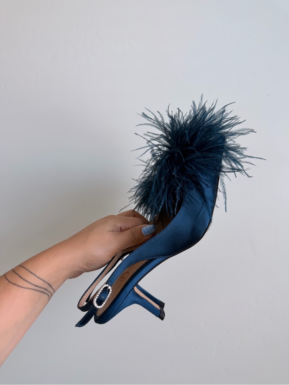 Sam Edelman Feather Slingback Heels